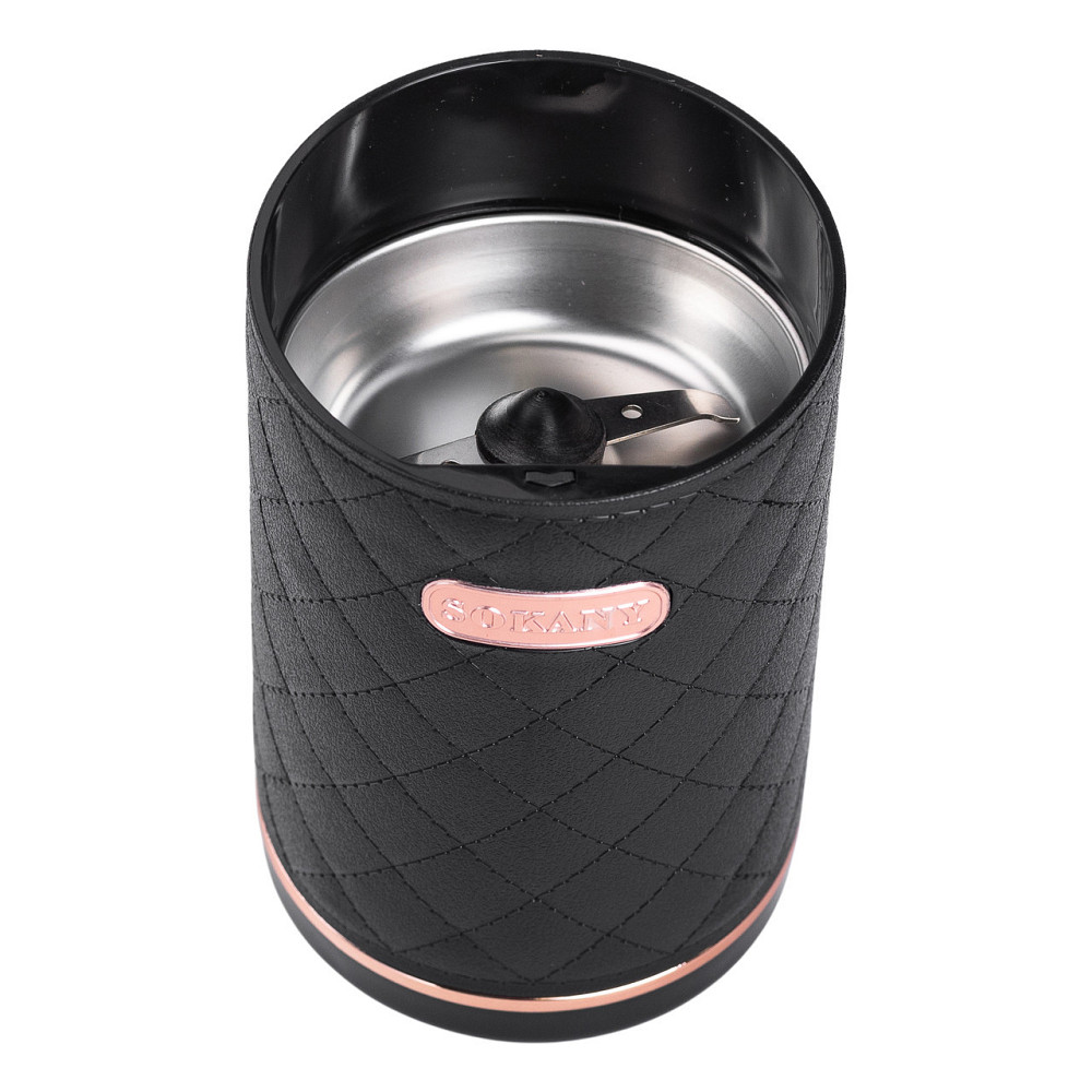 Кавомолка електрична Sokany 150 Вт Чорна Lugi SK-3027B Київ - фото 7