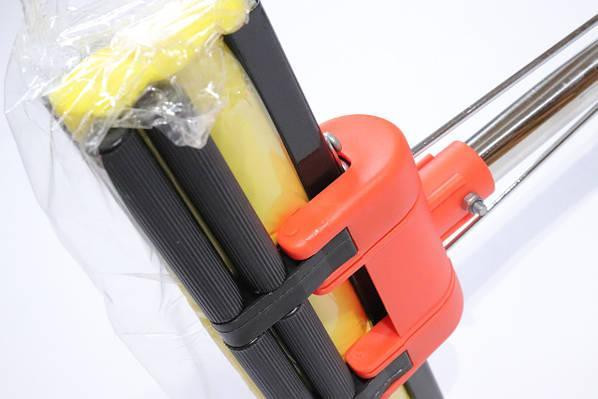 Швабра з подвійним віджимом "Помаранчева" м'який моп Харків - фото 2