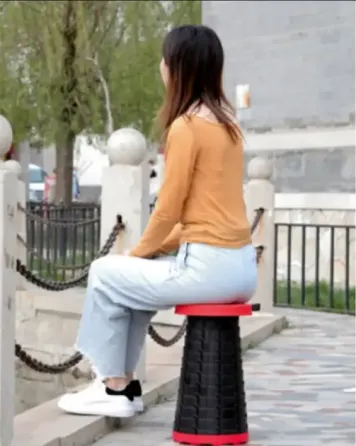 Складной стул Telescopic stool раскладной телескопический стул Коломия