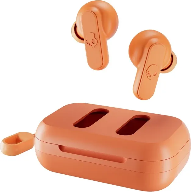Беспроводные наушники Skullcandy Dime TWS Golden Orange | Bluetooth, IPX4, микрофон, до 12 часов автономной работы Киев - изображение 1