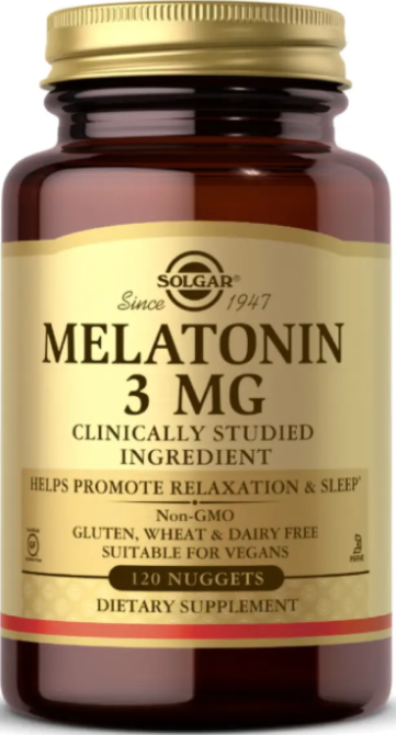Мелатонин для улучшения сна Solgar Melatonin 3mg 120 таб Киев - изображение 1