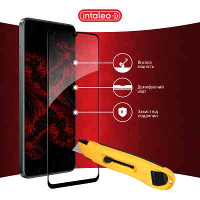 Стекло защитное Intaleo Full Glue Realme C61 Black (1283126594052) Винница