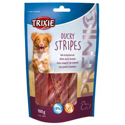 Ласощі для собак Trixie Premio Ducky Stripes качка 100 г (4011905315379) Вінниця