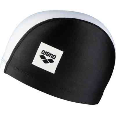Шапка для плавання Arena Unix II JR 002384-102 чорний, білий Діт OSFM (3468336220757) Вінниця