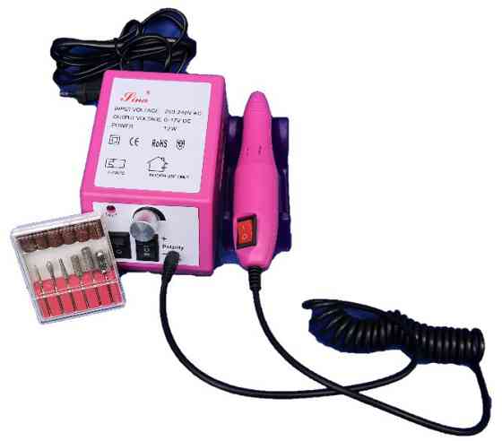 Фрезер для маникюра и педикюра Lina Mercedes 20000 оборотов/мин розовый Киев