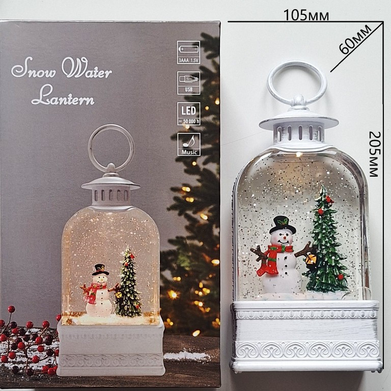 XMAS Новорічний нічник Ліхтар WDL 23013/ 0140 (12) Одеса - фото 1