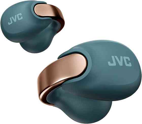 Наушники JVC HA-NP1T-A Бирюзовые, TWS Open Bluetooth 5.3, 24 ч работы, multipoint, быстрая зарядка, Киев