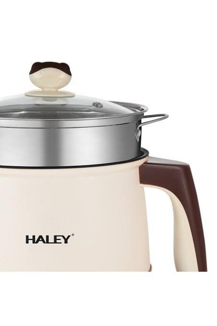 Багатофункціональна міні-електрокастрюля Haley HY-503 500Вт, компактний мультичайник для студентів та дому Одеса - фото 1