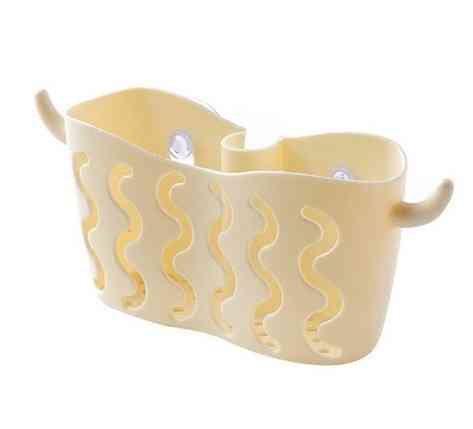 Корзинка для губок, мочалок - бежевая, размер 15,2*8,2см, пластик Киев