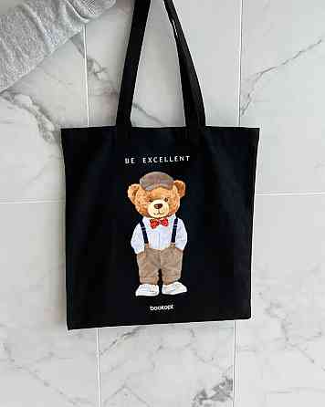 Екошопер BookOpt ВК4057 Teddy Bear (Be Excellent) чорний Киев