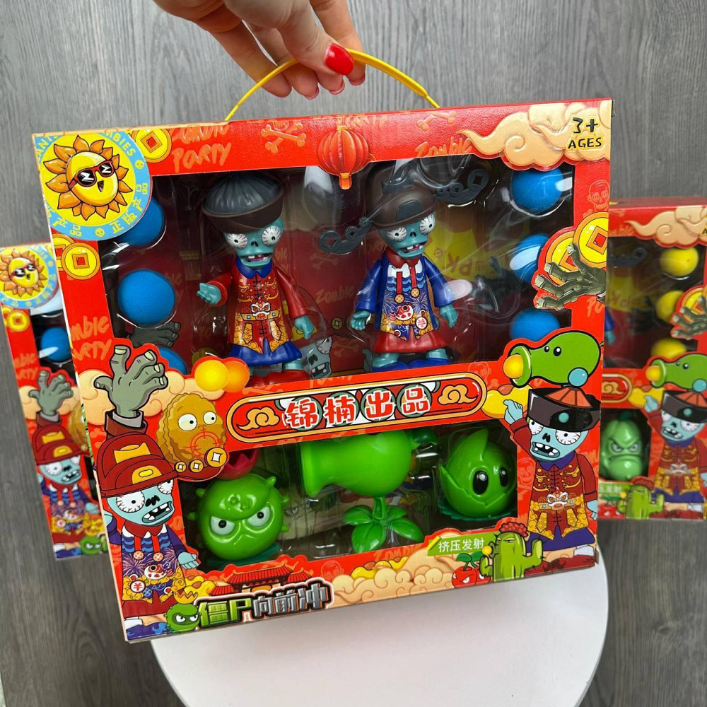 Набір фігурок Рослини проти Зомбі, капуста Горохостріл фігурки Plants vs Zombies у коробці ( 21174 ) Харьков - изображение 7