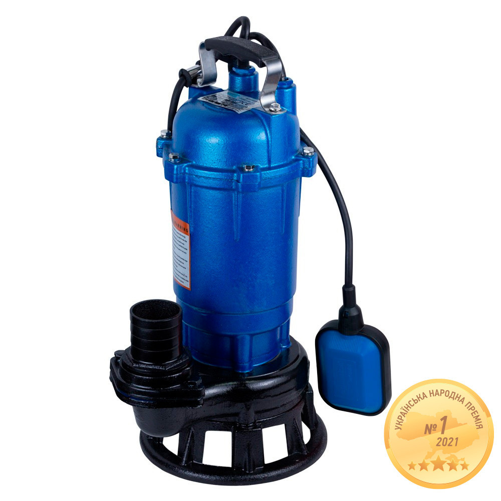 Насос канализационный 1.1кВт Hmax 14м Qmax 340л/мин с ножом AQUATICA mid (773392) Киев - изображение 1