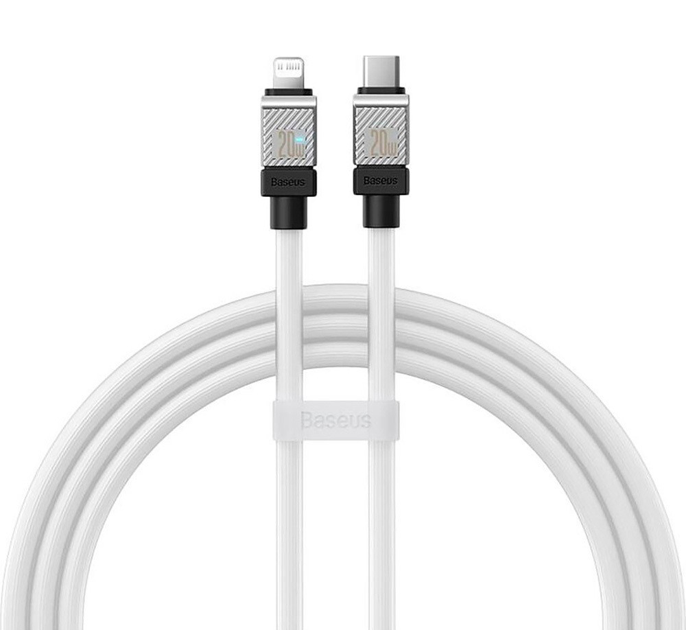 Кабель Baseus CoolPlay Series Fast Charging Cable Type-C to iP 20W 2m White Одеса - фото 1