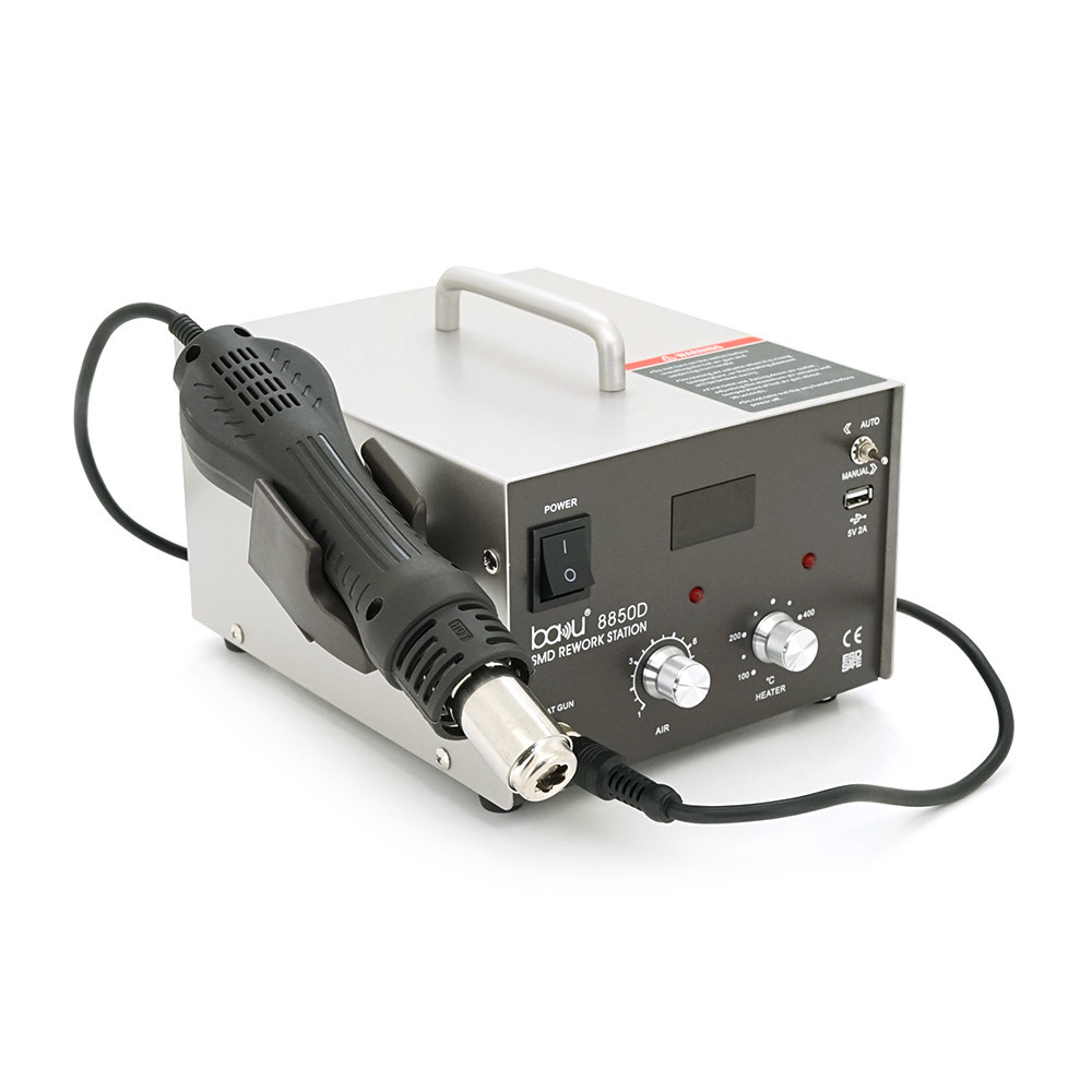 Паяльная станция BAKKU BA-8850D цифровая индикация, фен, паяльник Киев - изображение 1