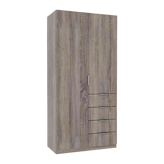 Шкаф Кристалл 1, Дуб Сонома Трюфель, 1000х520х2100 Львов