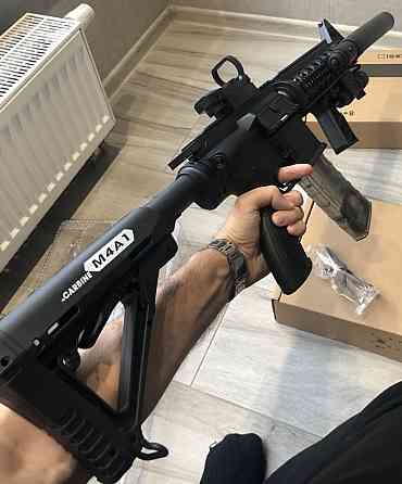 Профессиональный игрушечный автомат М4А1 на орбизах,PRO гель бластер. Харків