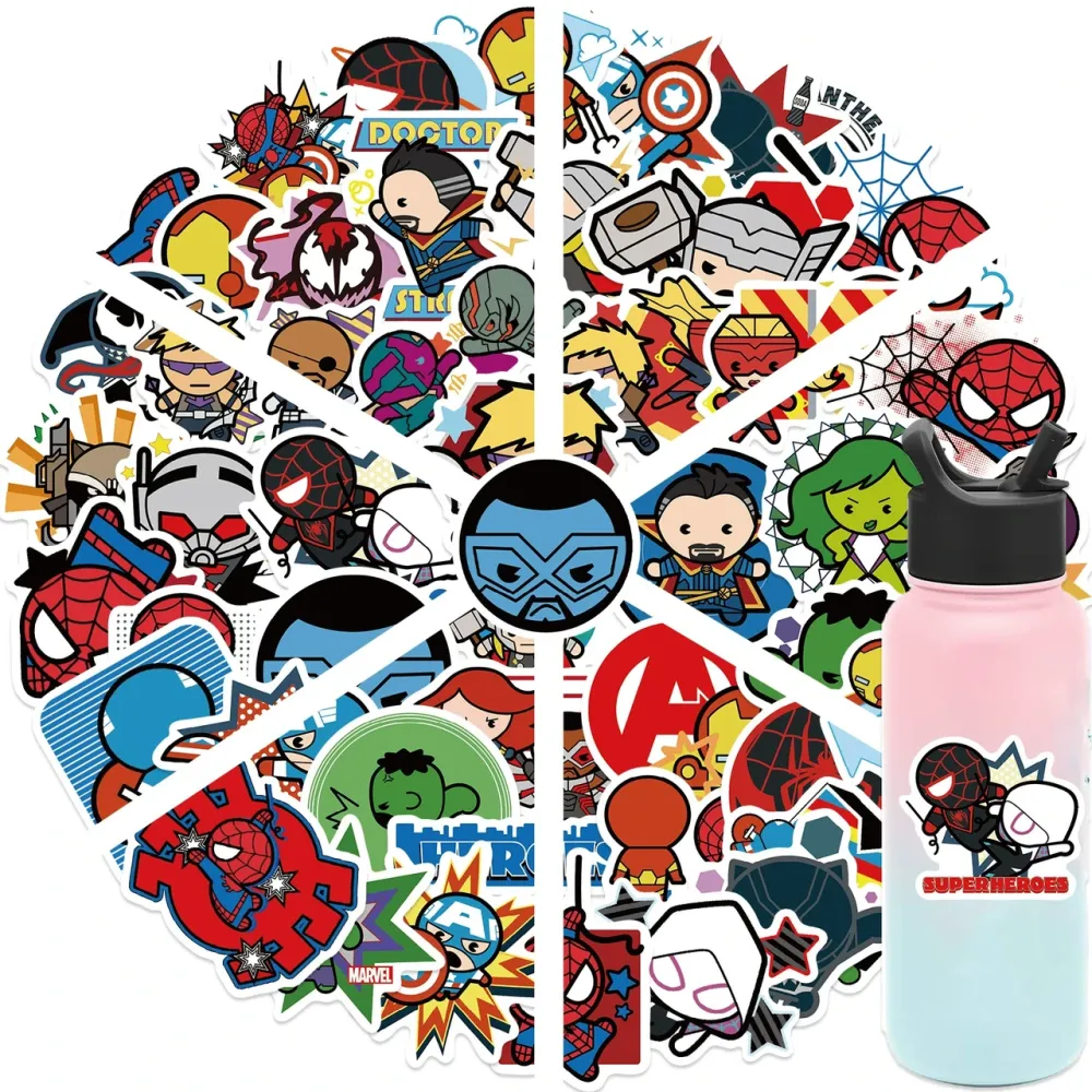 Набір вінілових наклейок Marvel Супергерої WTD-037 Запоріжжя - фото 3