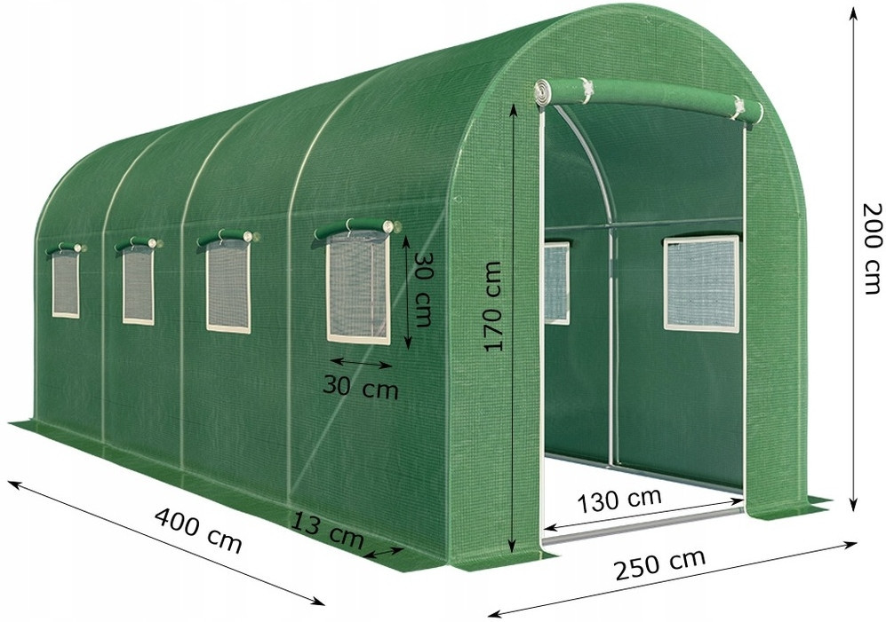 Парник, теплиця 10 м² (400 x 250см) Garden Line Польща Київ - фото 9