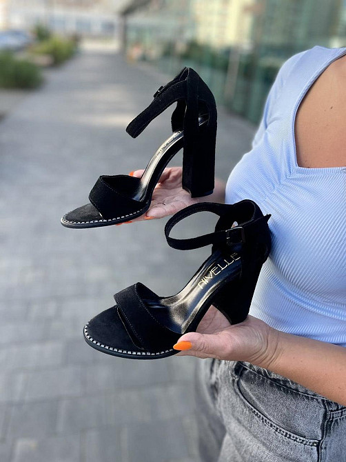 Nivelle Босоніжки жіночі NIVELLE 1894/9510-9544 чорні (літо, замша натуральна) (3708) 35-39 36 Коломия - фото 1