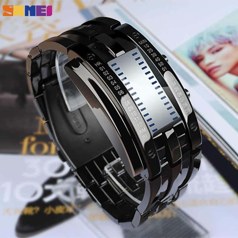 Унікальний бінарний чоловічий годинник Skmei 0926 (Чорний) Київ - фото 3