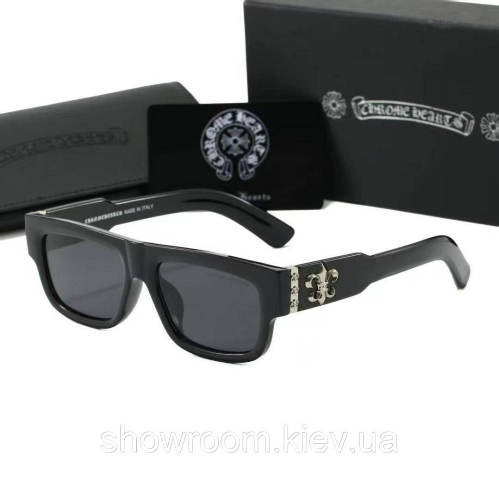 Чоловічі сонцезахисні окуляри Chrome Hearts 8216 Київ - фото 1