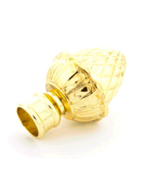 Наконечник для металевого карниза "Шишка/Цинара" (колір золото, діаметр 16 мм) Бровари - фото 1