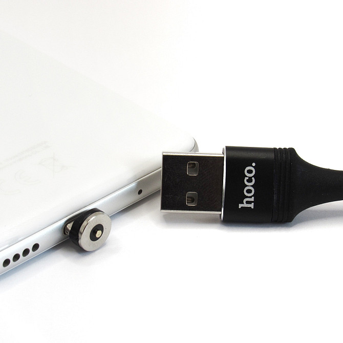 Магнітний кабель HOCO Micro USB Fresh LED U76 Київ - фото 5
