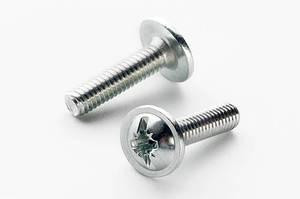 Винт з напівкруглою головкою з прес-шайбою М8*60 DIN 967 цинк Харків - фото 2