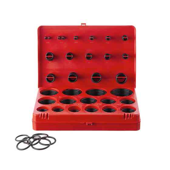 Комплект гумових ущільнювальних кілець, 382 од. INTERTOOL AT-5382 Київ