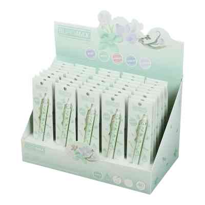 Ручка гелевая Buromax автоматическая BLOSSOM, 0.5 мм, ароматный грип, Мята, синие чернила, в блистере (BM.8368-38) Винница