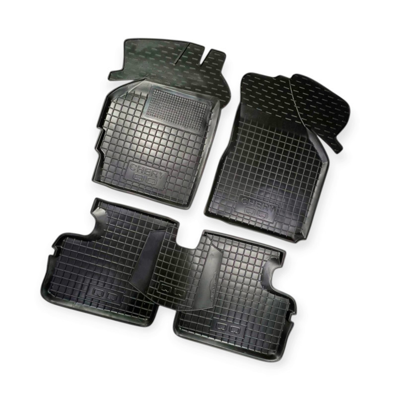 Коврики chery qq 2003-> борт 2,5см, с перемычкой салона Мукачево - изображение 1