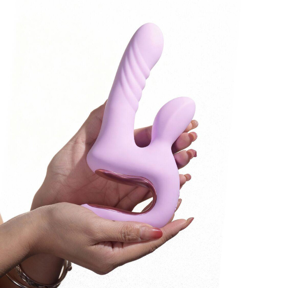 Смарт-пульсатор Magic Motion Magic Duet Purple, 10 режимів пульсацій, 10 режимів вибрації Sex Aura Київ - фото 6