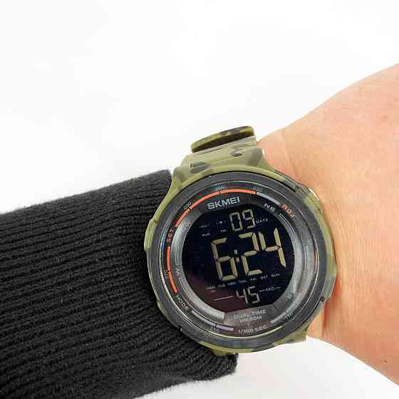 Наручний годинник для військових SKMEI 1841CMGN, Годинники кварцові армійські, UJ-376 Водонепроникний годинник Київ