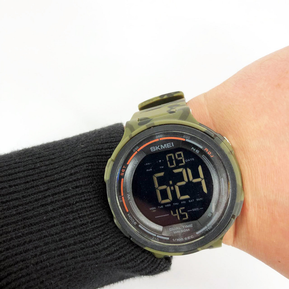 Наручний годинник для військових SKMEI 1841CMGN, Годинники кварцові армійські, UJ-376 Водонепроникний годинник Київ - фото 5