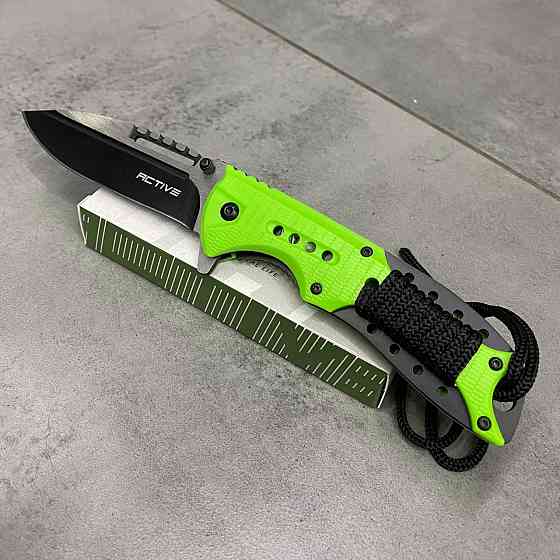 Ніж Active Roper Green, нержавіюча сталь, складаний ніж для військових* Solmir Київ