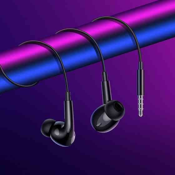 Наушники BOROFONE BM100 Pro Fuente universal earphones with microphone Black Одеса