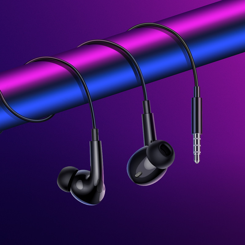 Наушники BOROFONE BM100 Pro Fuente universal earphones with microphone Black Одеса - фото 6