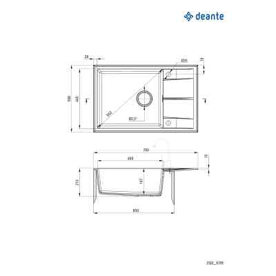 Мийка кухонна Deante Eridan (ZQE N11B) Вінниця