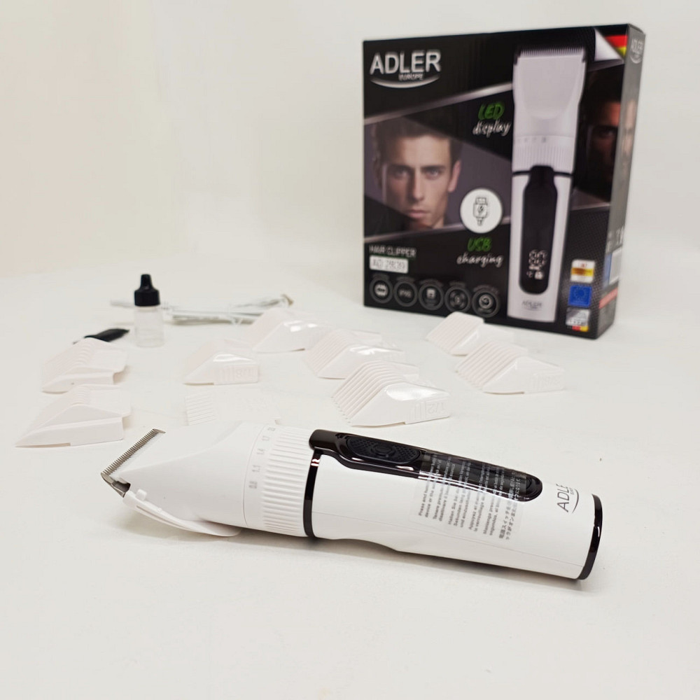 Машинка для стрижки волос беспроводная ADLER, Электробритва для стрижки головы Триммер висков BF-58 Львов - изображение 6