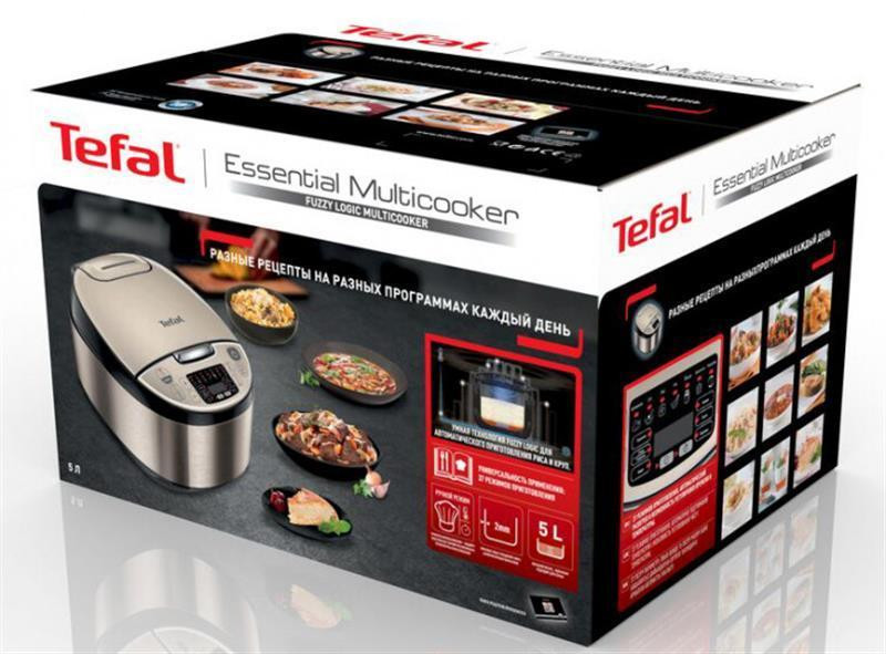 Мультиварка Tefal Essential Cook RK321A34 мультиварка Харків - фото 2