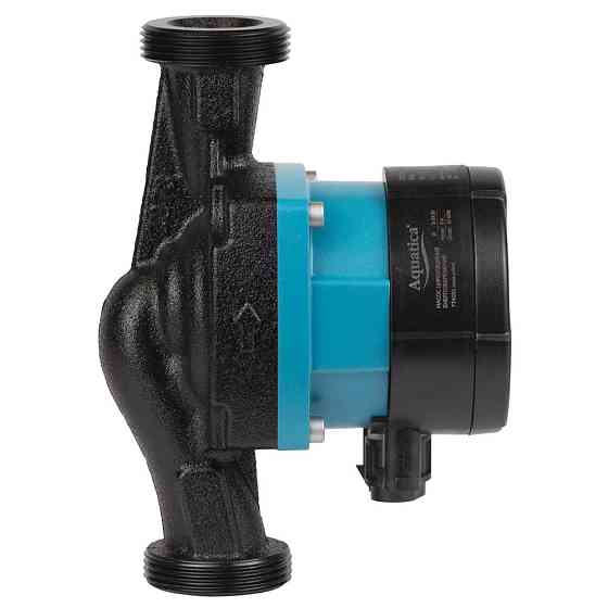 Насос циркуляційний енергозберігаючий 5-39Вт Hmax 6м Qmax 53л/хв ØØ1½" 180мм + гайки Ø1" AQUATICA GPA25-6/180 Рівне