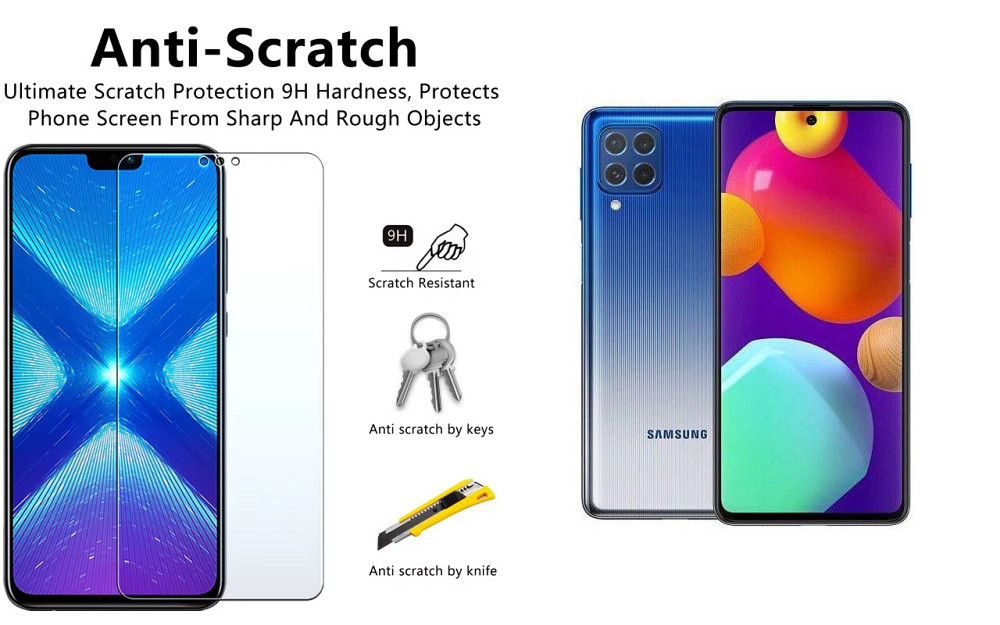 Защитное стекло NeoGlass для Samsung Galaxy M62 SM-M625F – ультрапрозрачное и устойчивое Киев - изображение 1