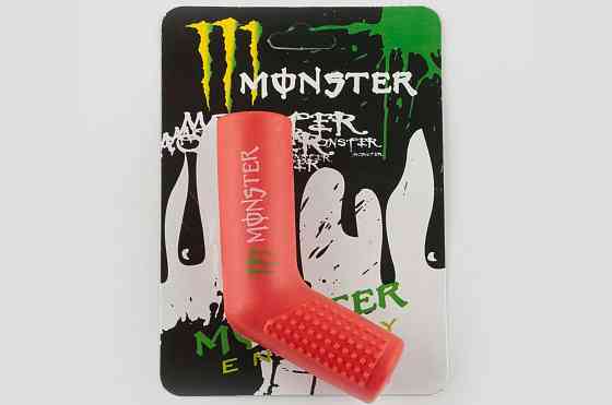 Гумка заводної ніжки MONSTER ENERGY (універсальна, червона) XJB Київ