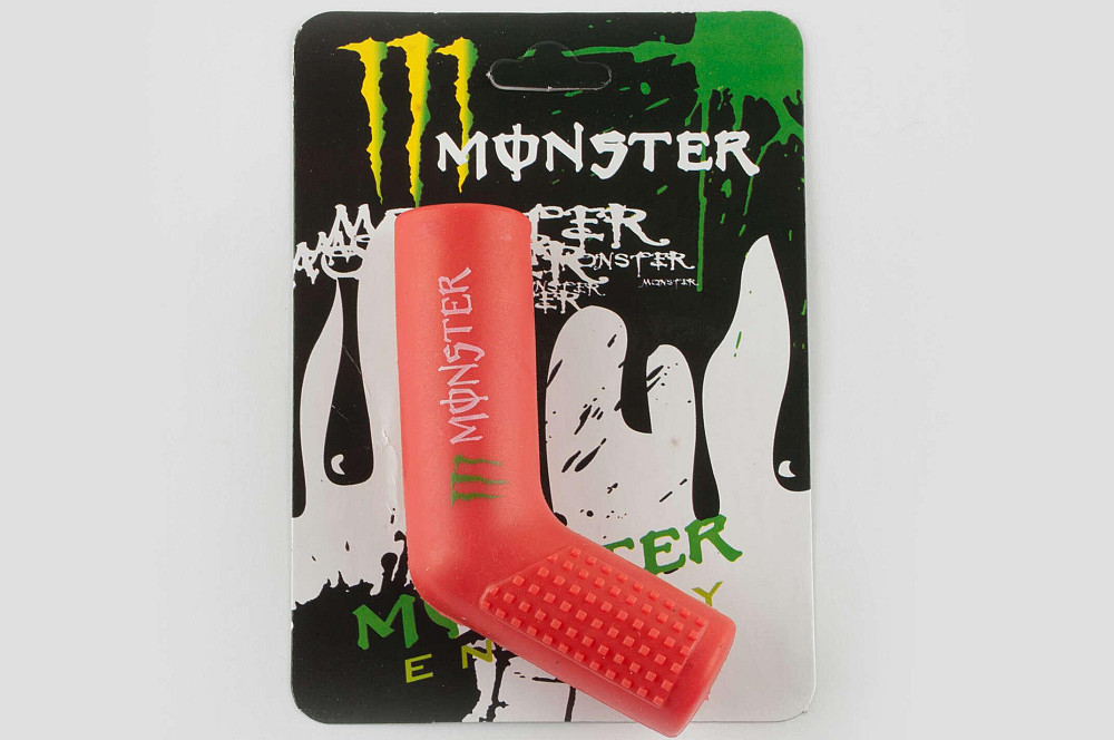 Гумка заводної ніжки MONSTER ENERGY (універсальна, червона) XJB Київ - фото 1
