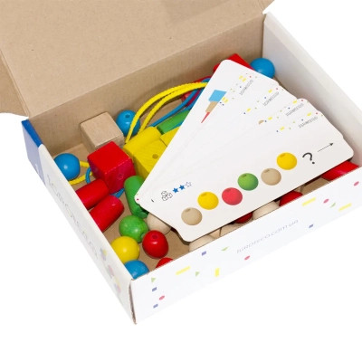 Развивающая игрушка Ігротеко шнуровка для малышей Геометрика (900019) Винница - изображение 3