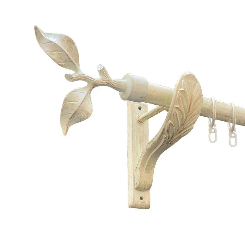 Карниз Orvit Листок Троянди металевий однорядний ретро Біле Золото 25 мм 160 см (00-00010534) Львів - фото 1