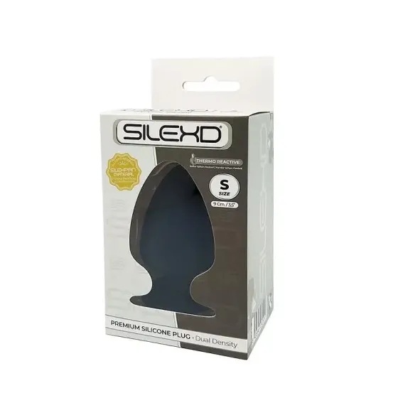 Анальна пробка SilexD (Model 1 size S) двошарова, силікон + Silexpan, діаметр 5 см Львів