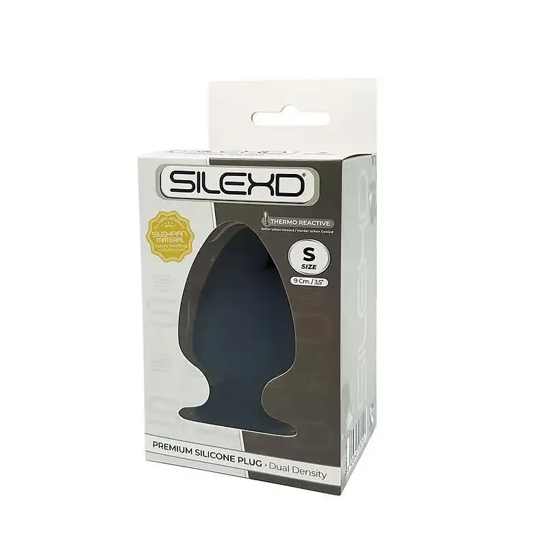 Анальна пробка SilexD (Model 1 size S) двошарова, силікон + Silexpan, діаметр 5 см Львов - изображение 2