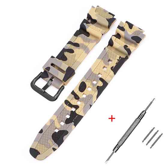 Ремешок для Casio G-Shock AQ-S800/AE-1200 Camo Beige BK SBR Киев