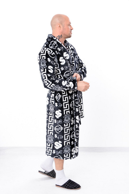 Чоловічий халат домашній, теплий топ Київ - фото 2